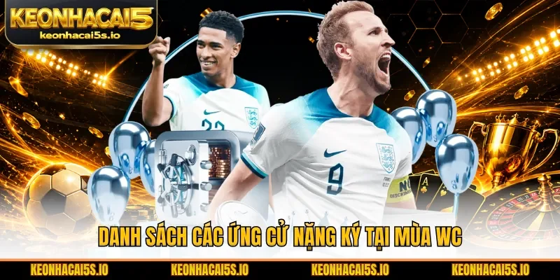 Danh sách các ứng cử nặng ký tại mùa WC