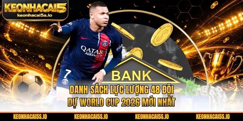 Danh sách lực lượng 48 đội dự World Cup 2026 mới nhất